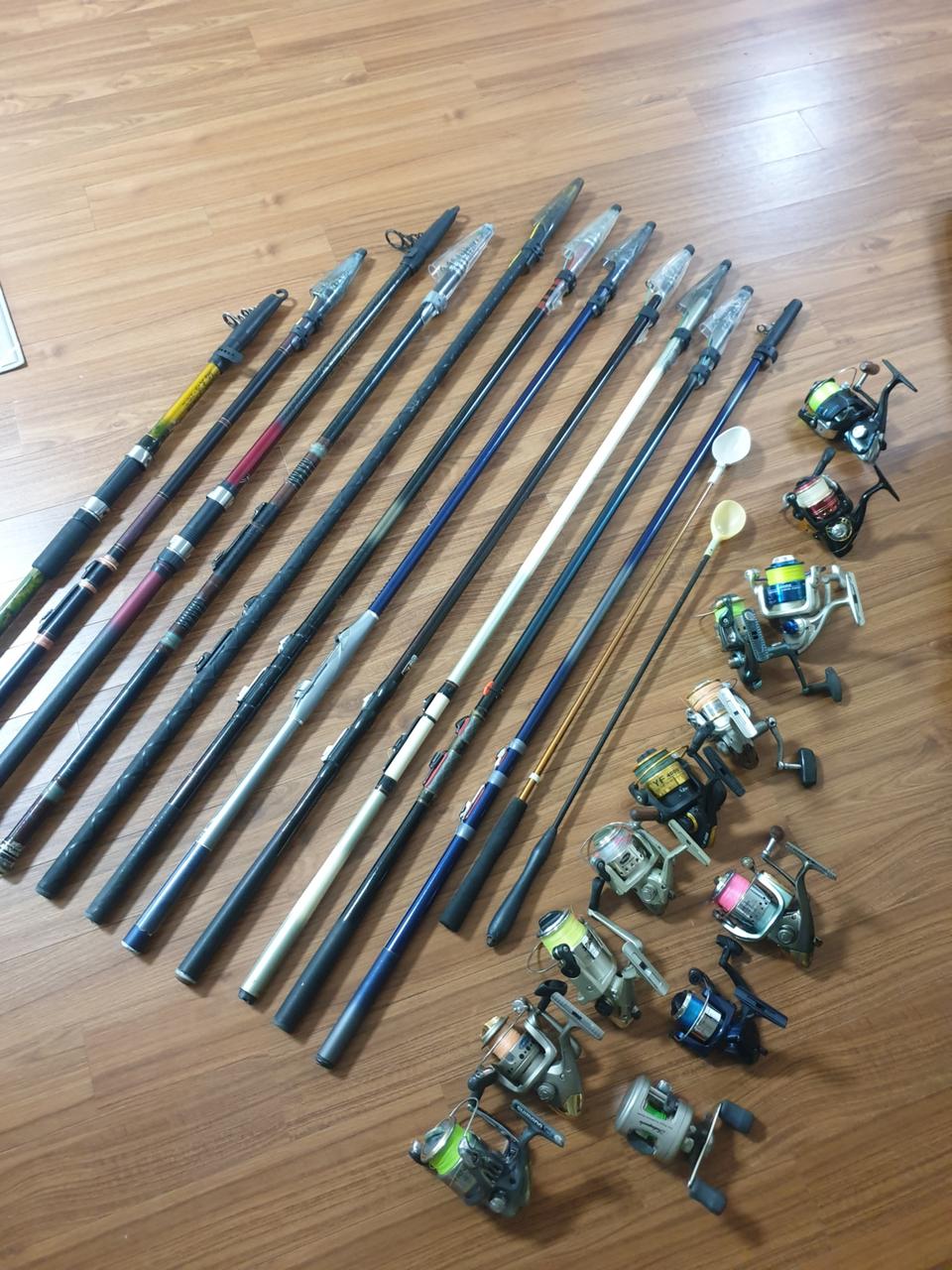 낚시대 사진일괄
