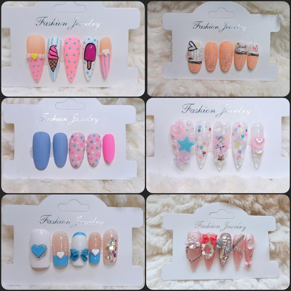 수제네일팁 저렴하게 제작판매합니다♡