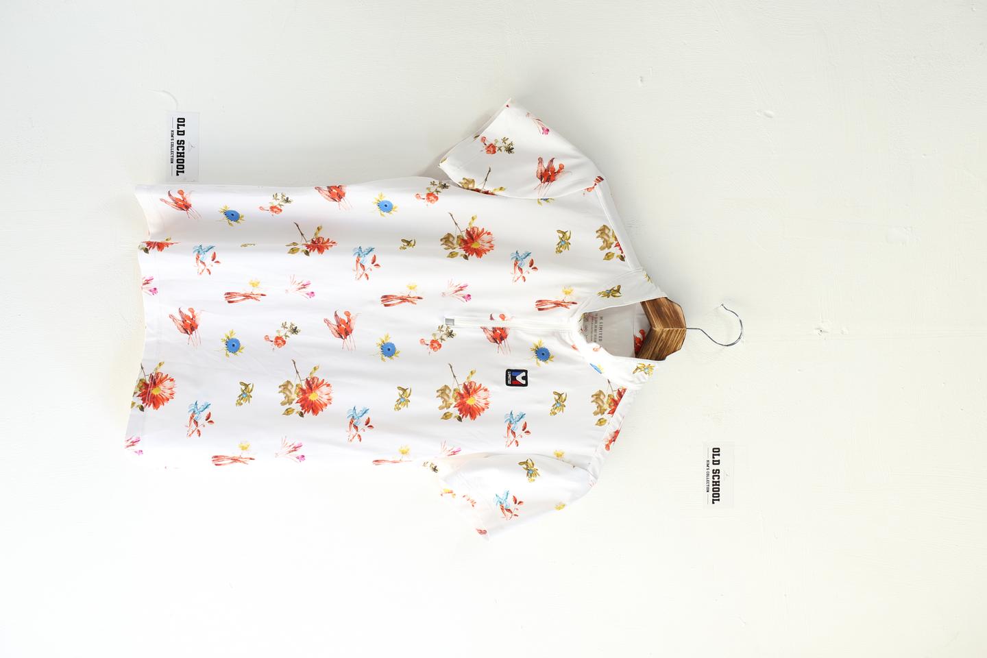 밀레 플라워 프린트 반팔티셔츠 90사이즈