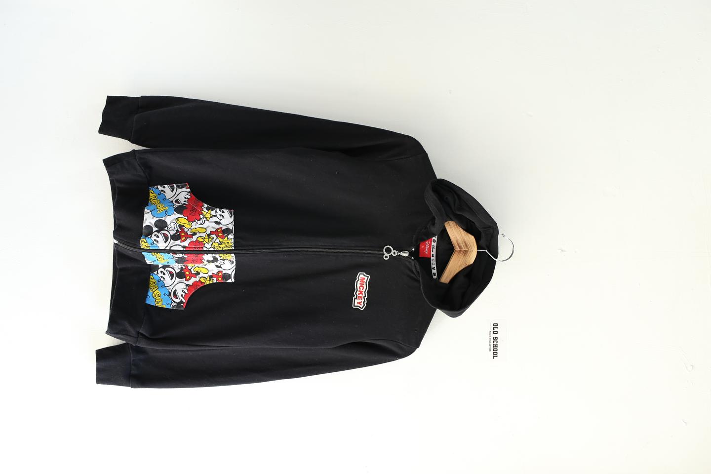 디즈니 미키 블랙 후드집업 L사이즈