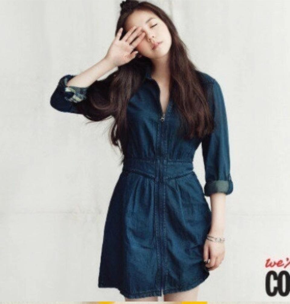 타미힐피거 데님 원피스 판매합니다