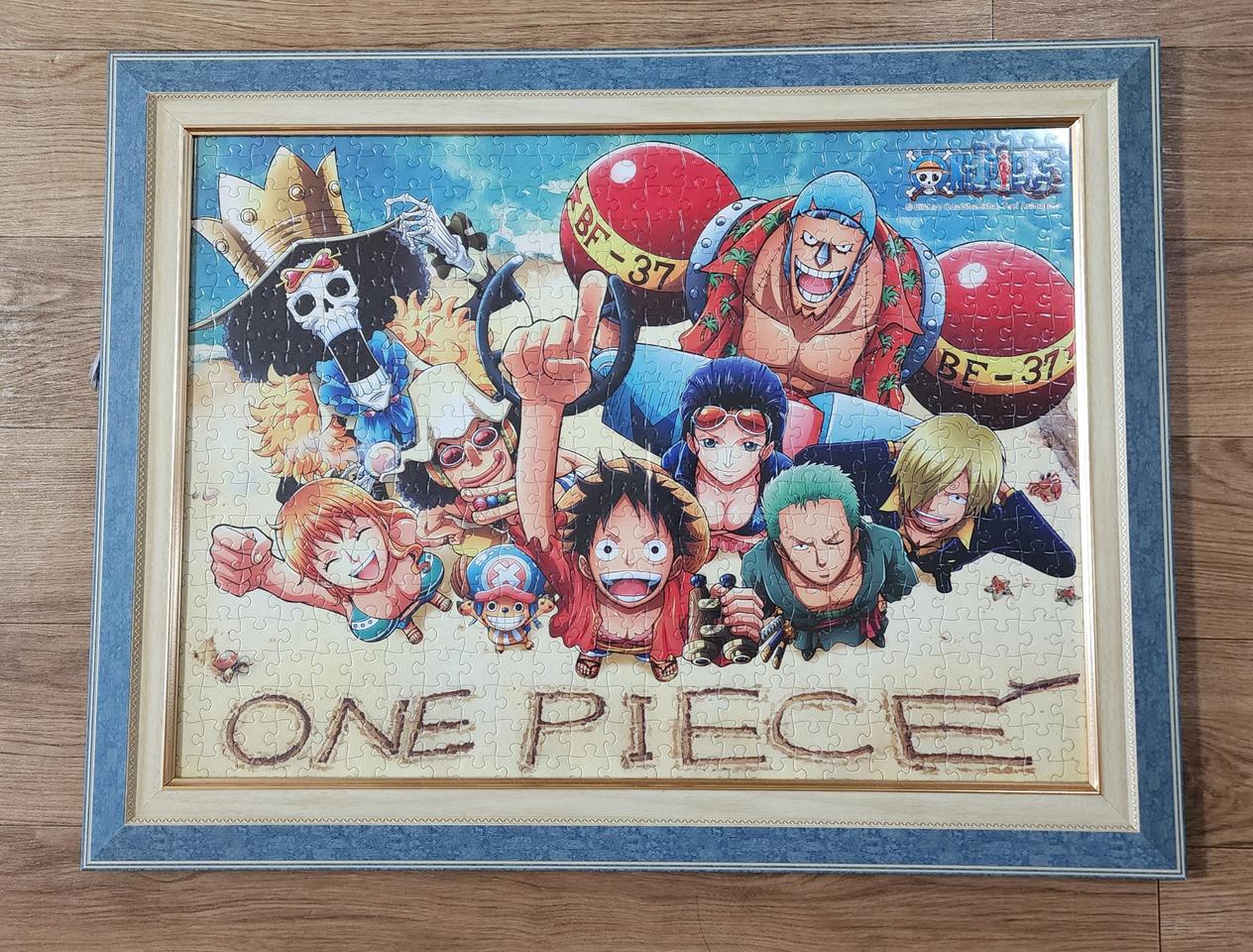 원피스 500 조각 퍼즐 액자 완성판