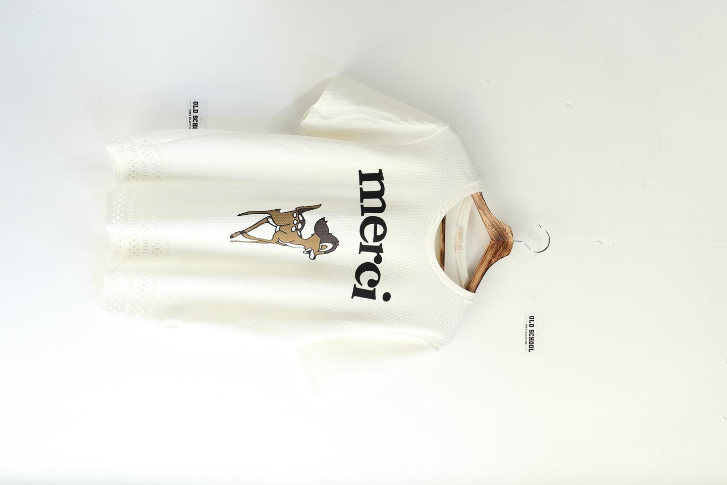 cutti 화이트 반팔티셔츠 F사이즈