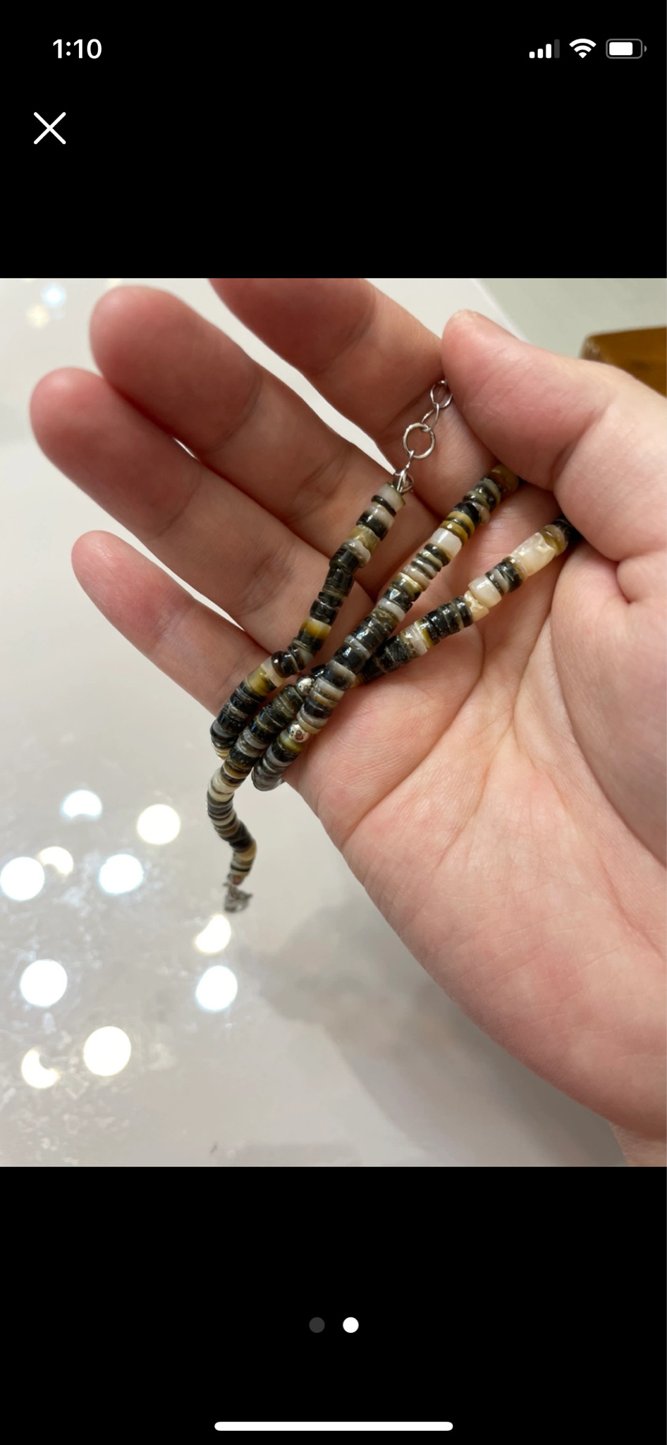 비즈목걸이 4종