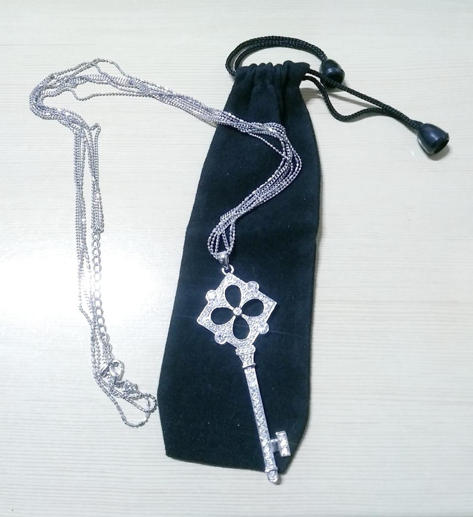 명품급 세줄체인 롱 키목걸이