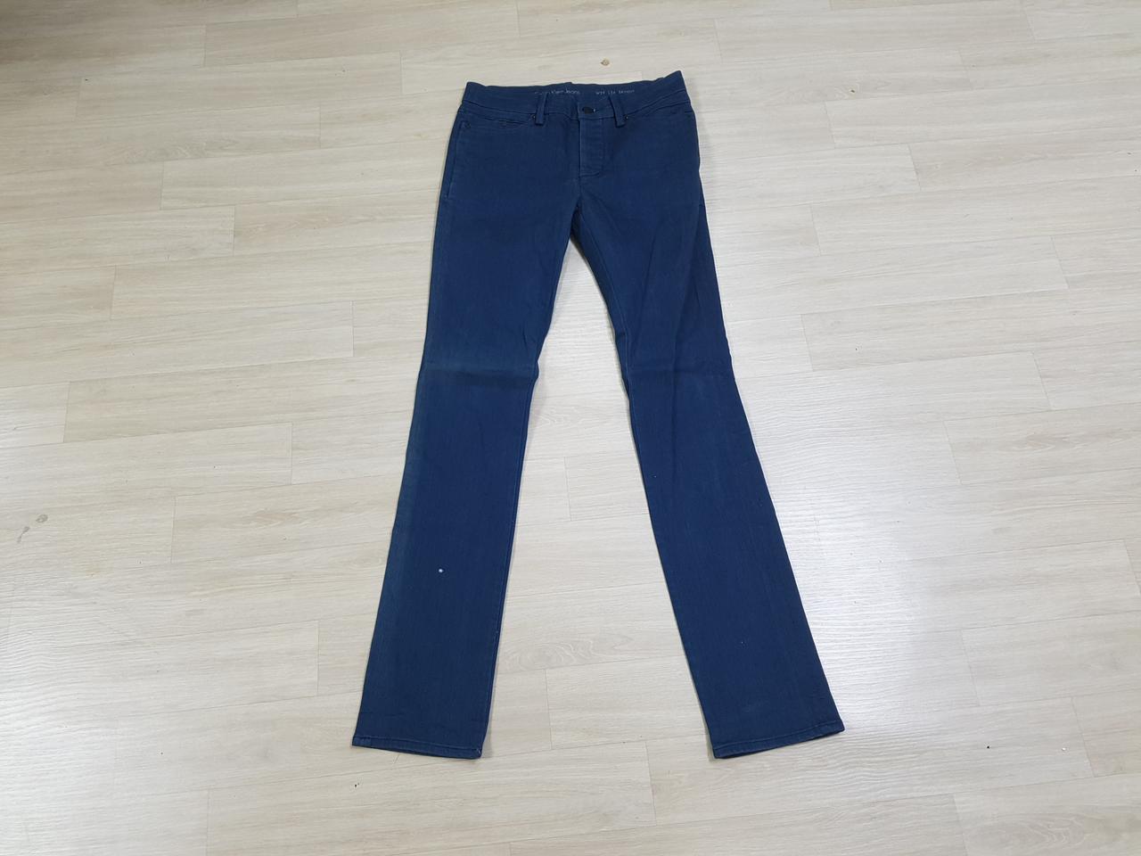 새상품 캘빈클라인 정품 여성바지 블랙진 스판 사이즈 29인치