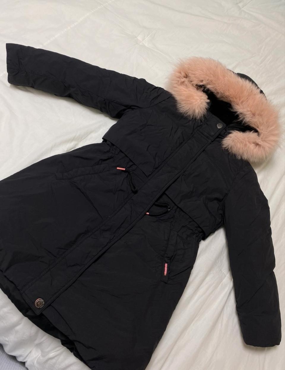 키즈 베네통 롱패딩130사이즈