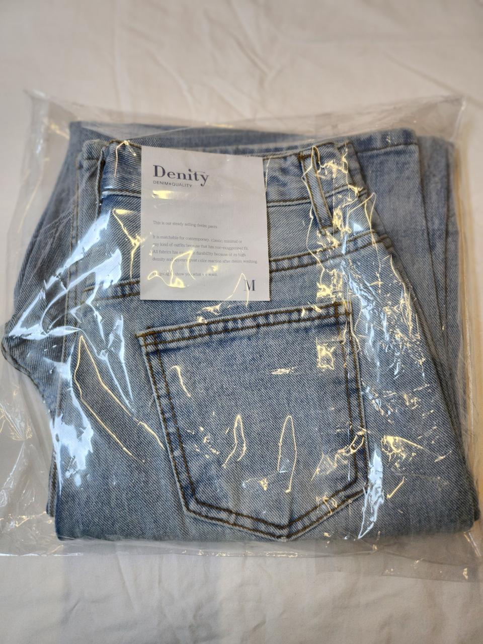 연청와이드찢청바지(새상품)