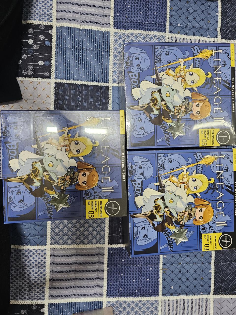 리니지2 다크엘프 드워프 피규어