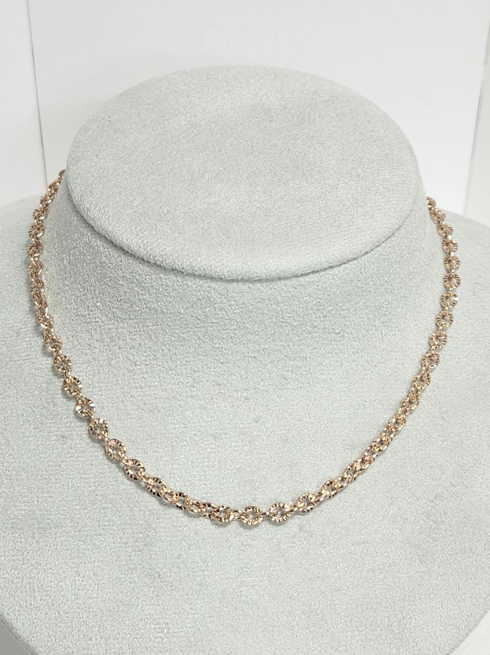 18k.커팅목걸이,팔찌,발찌 3.4mm.새상품