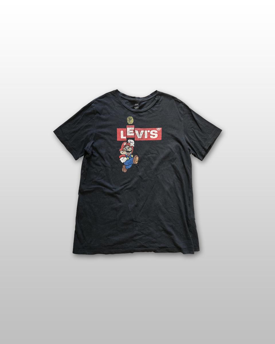 리바이스 슈퍼마리오 콜라보 그래픽 티셔츠