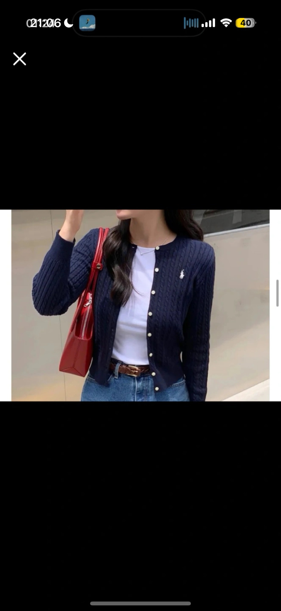 폴로 폴로랄프로렌 걸즈 가디건 헌터네이비 m