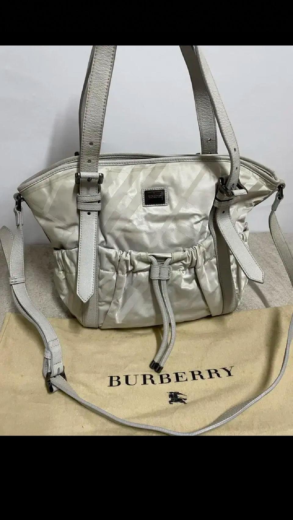 (정품)버버리 체크 투웨이백