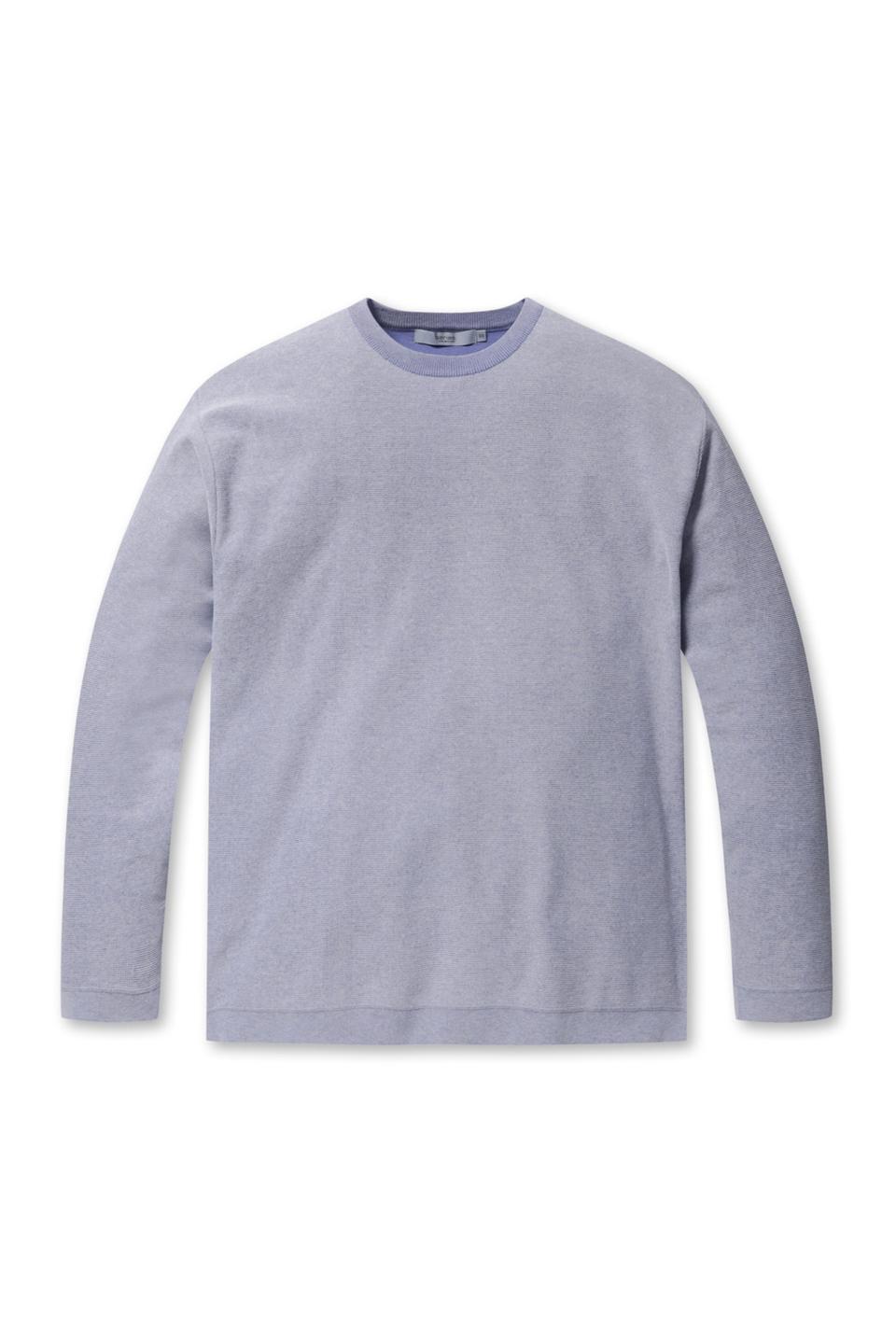 시리즈 멜란지 라운드 니트 티셔츠 새제품