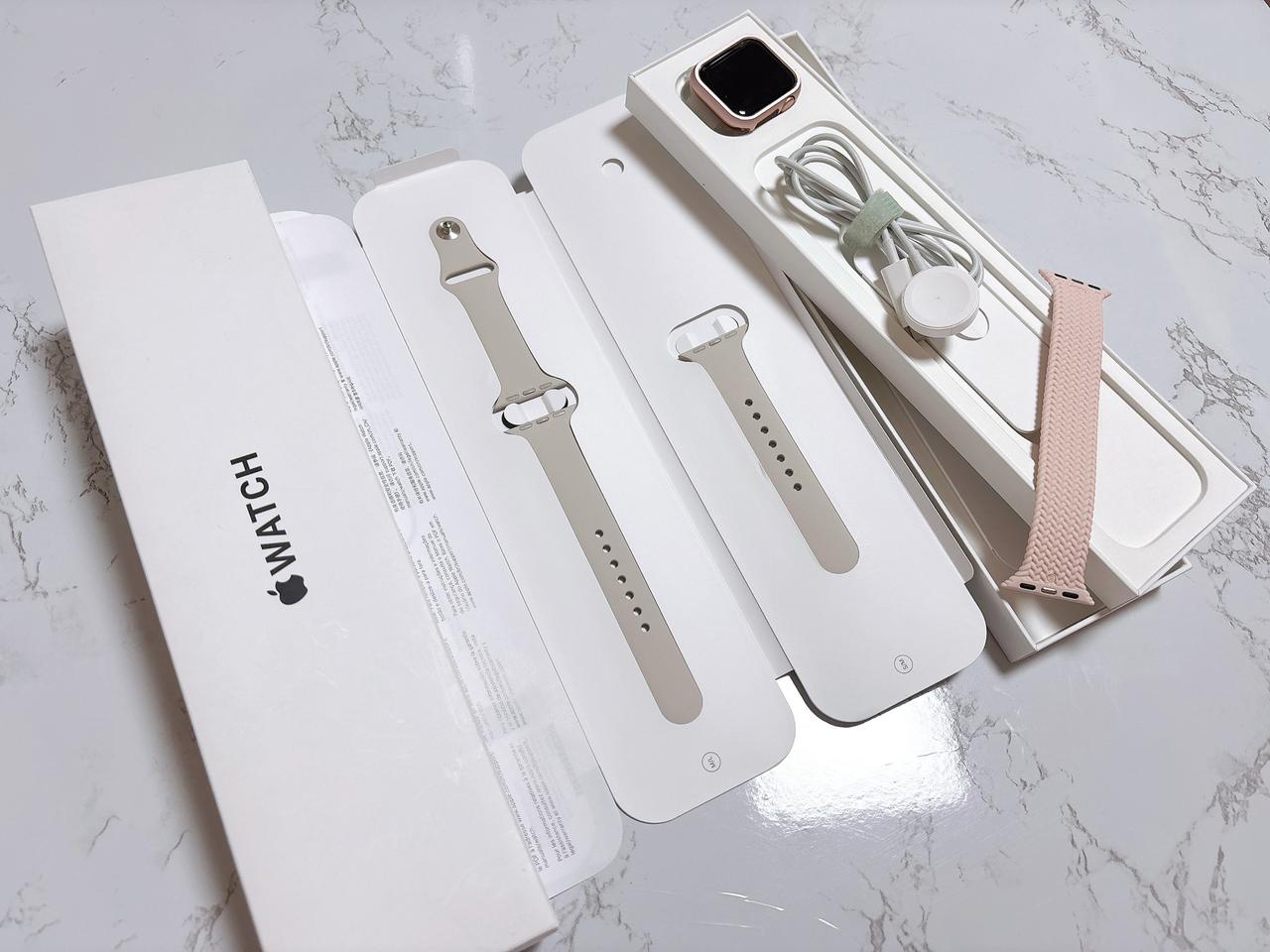 애플워치 SE 로즈골드 40mm