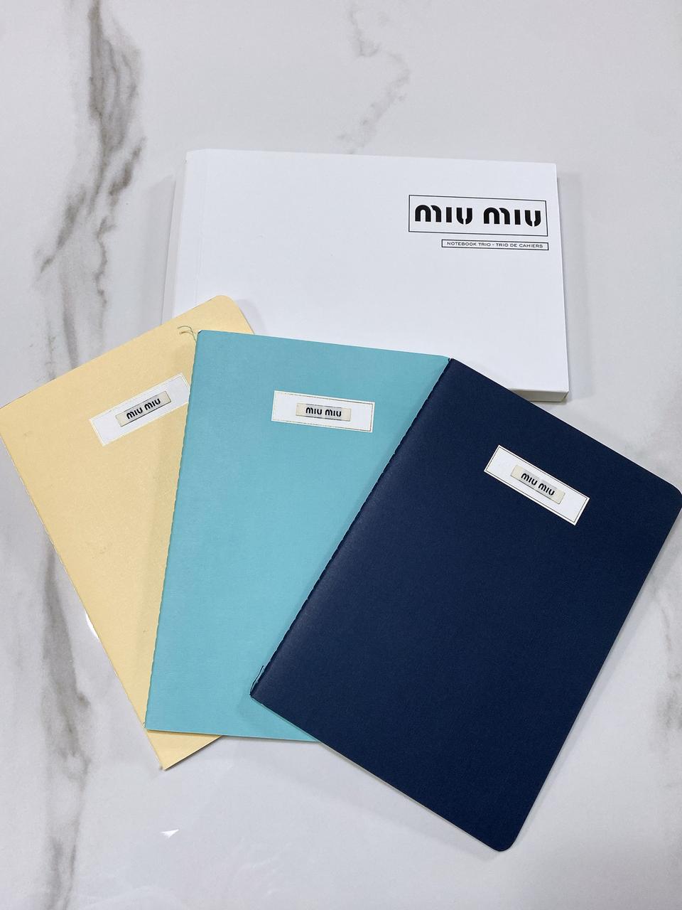 미우미우 노트3종(새상품)