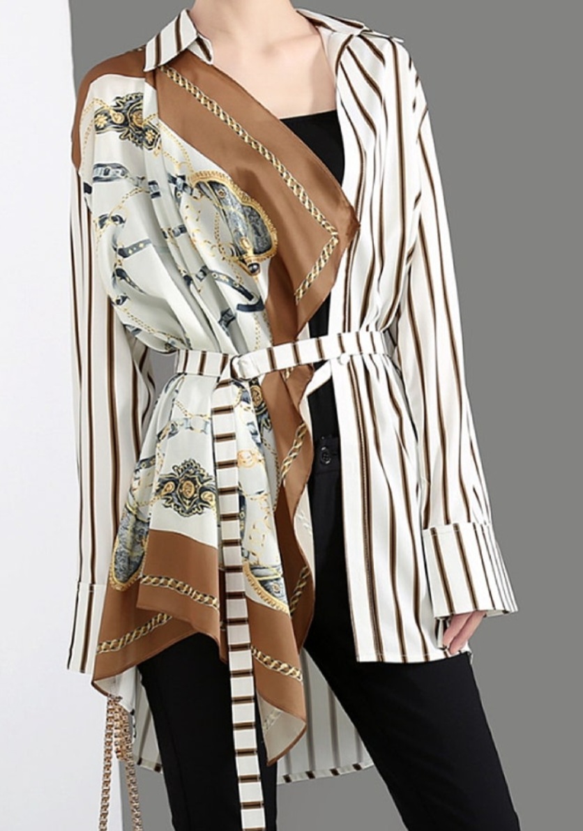 스트라이프 셔츠 새상품