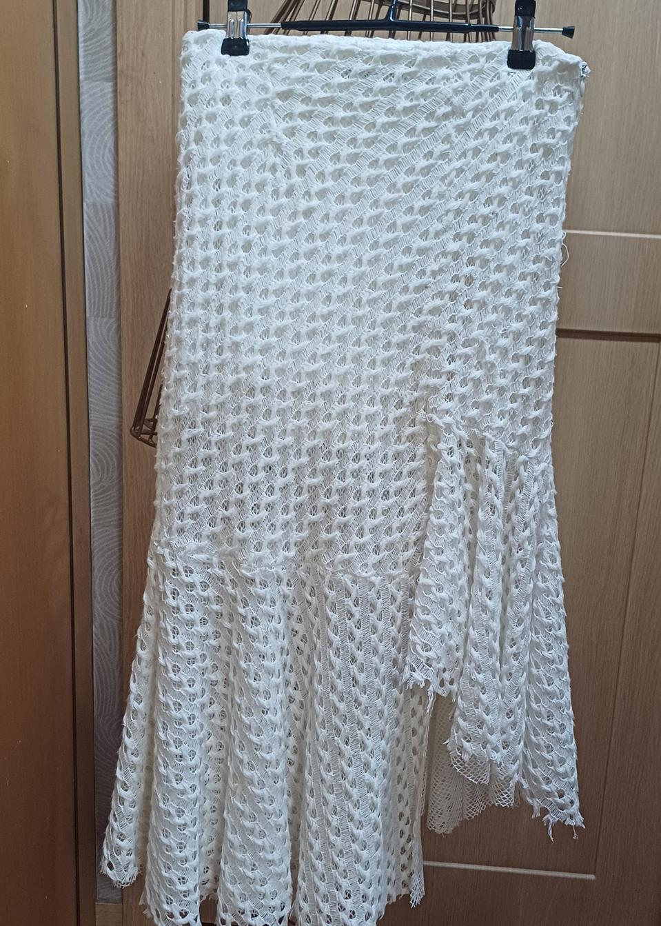 로우클래식 LOW ClASSIC 화이트 레이스 스커트 S size