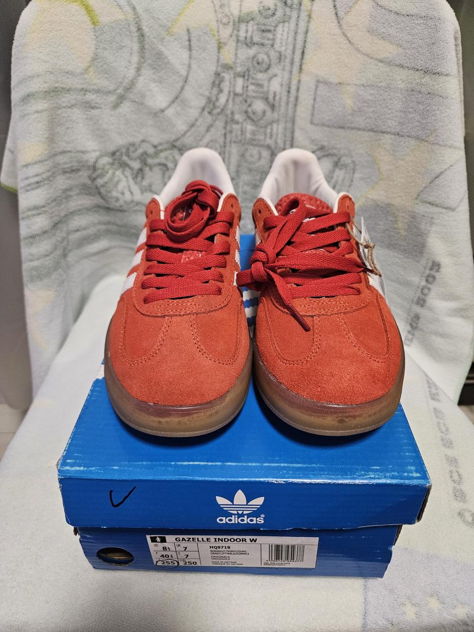 255m 아디다스 가젤 인도어 스니커즈 운동화