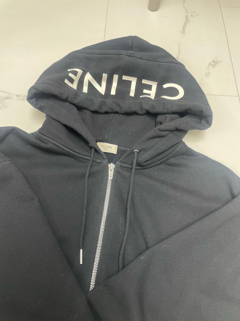 셀린느 백로고 후드집업