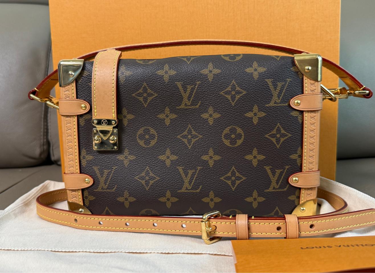 루이비통 모노그램 사이드 트렁크MM 토트 숄더백