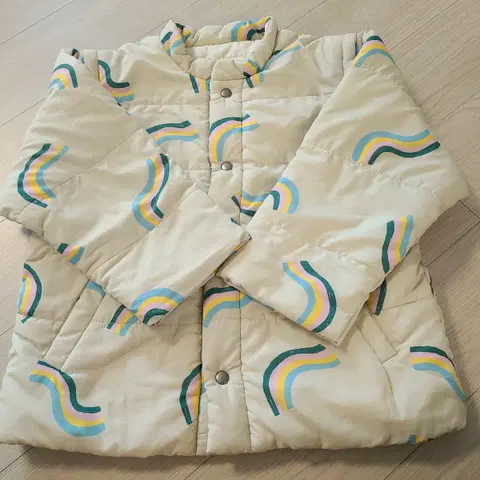 리틀그라운드 데님인더박스 점퍼 패딩 조끼 120사이즈