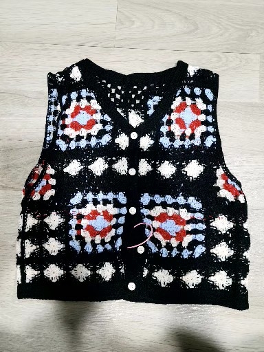 새상품 모티브니트조끼S