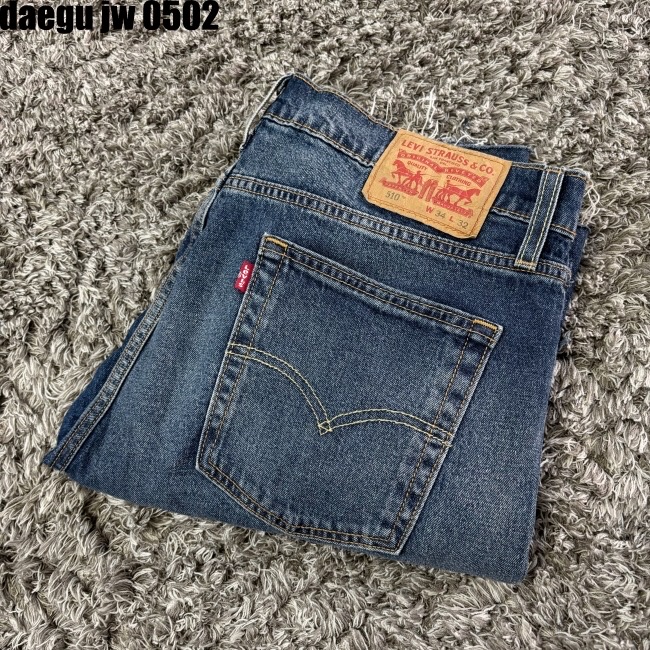 리바이스 510 청바지 34