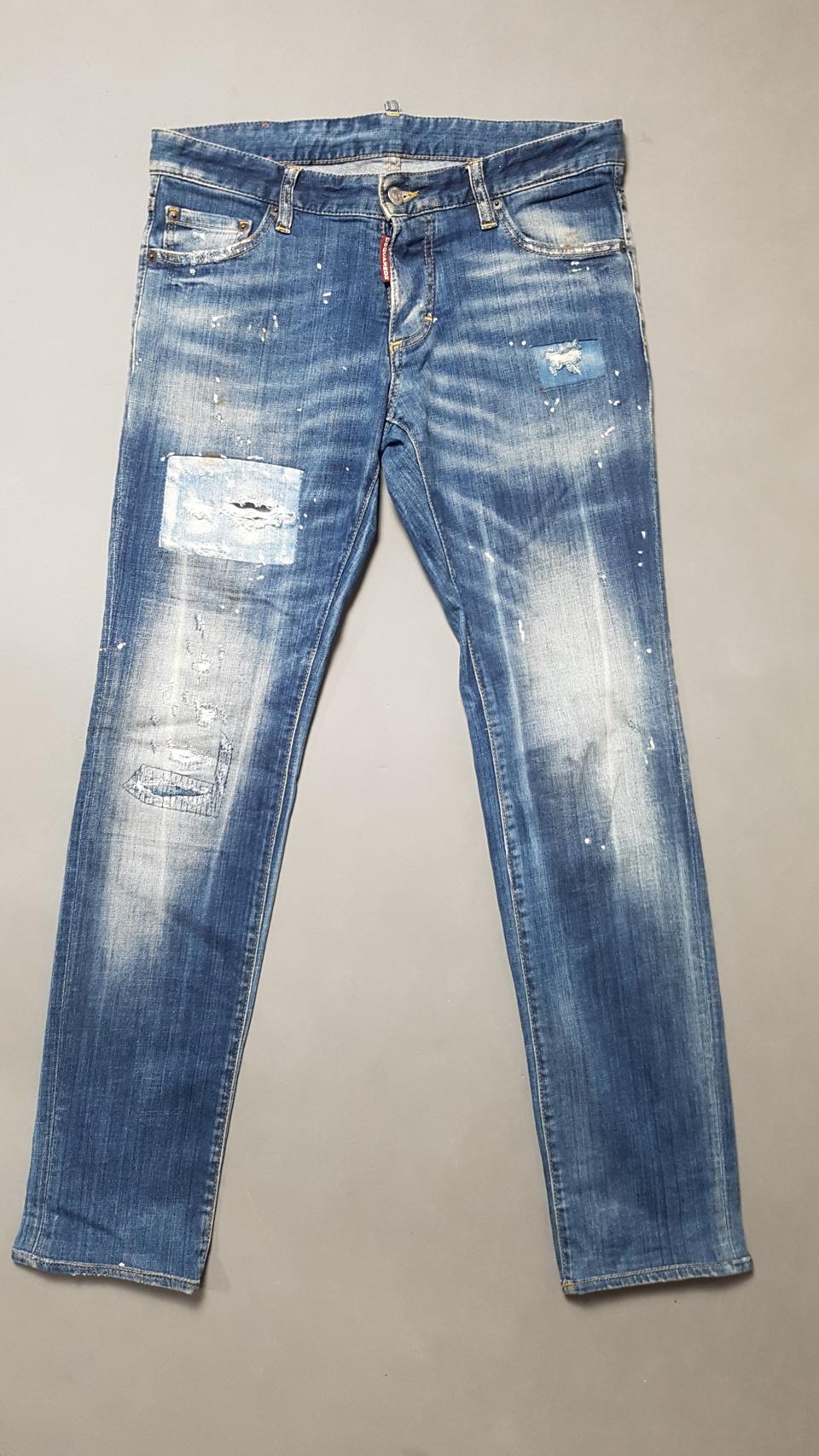 [46] 정품 디스퀘어드2 딘앤댄 자수패치 슬림진 청바지 30 31