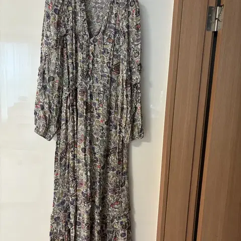 비스코스 페이즐리 에스닉 롱원피스 쟈딕 써스데이 마랑 보헤미안 보호시크