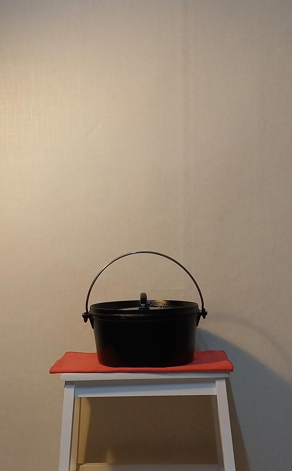 (중고)콜맨 무쇠냄비 팝니다.(24cm)