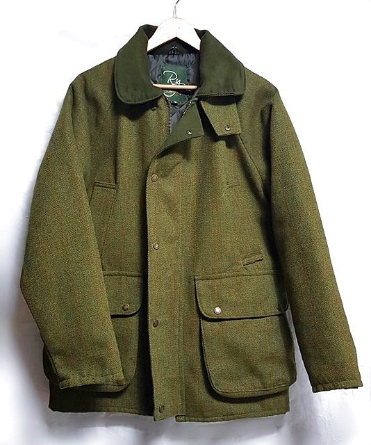 레어템 made in England 헌팅 필드 트위드 자켓 큰 S 바버