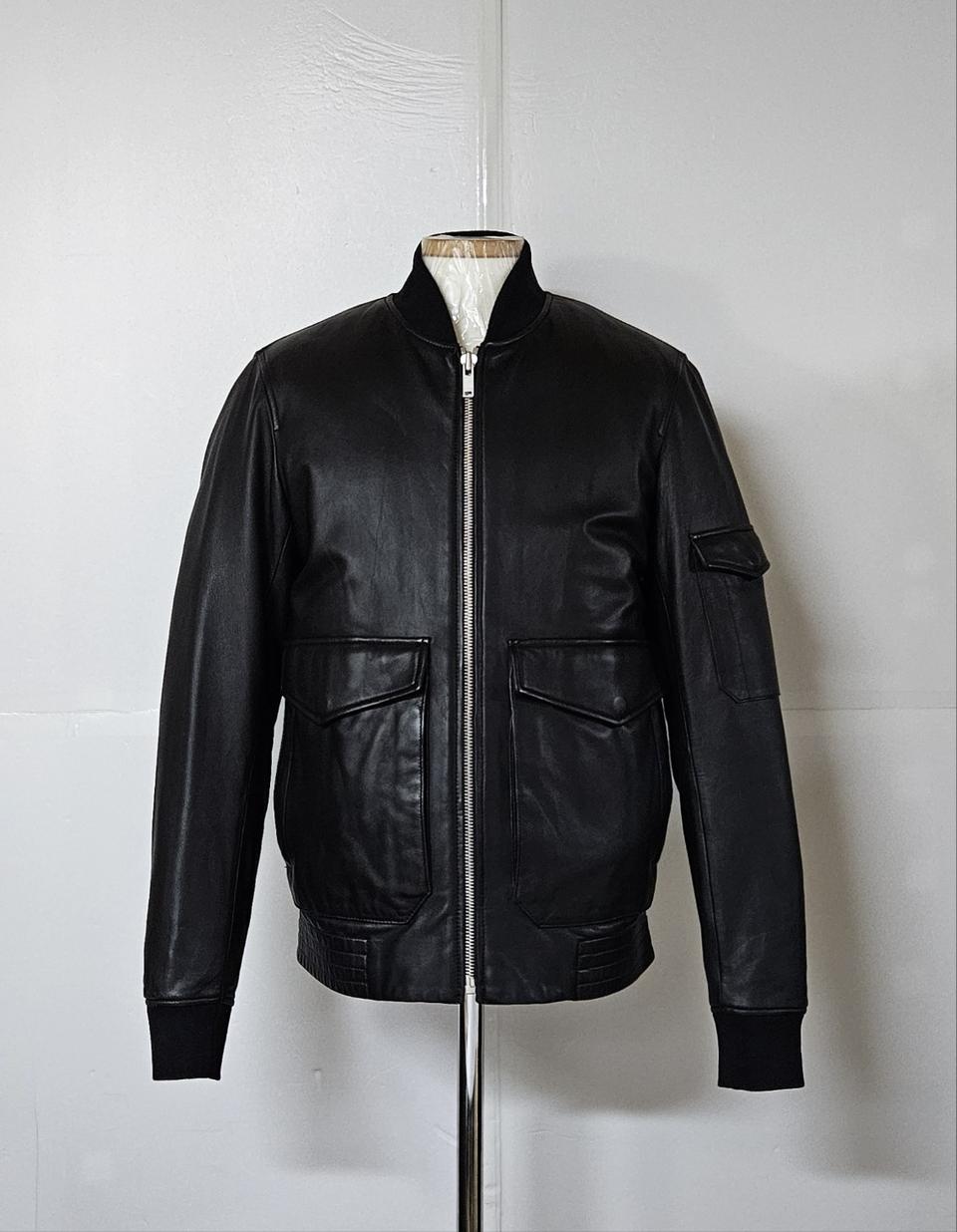95)띠어리 블랙 천연 명품 양가죽 자켓점퍼