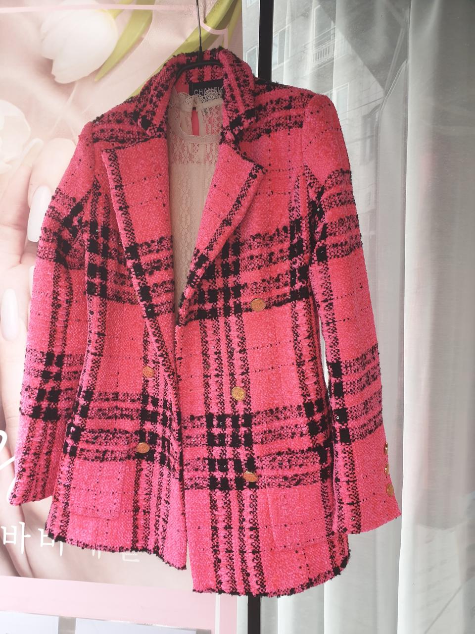 샤넬 트위드 자켓