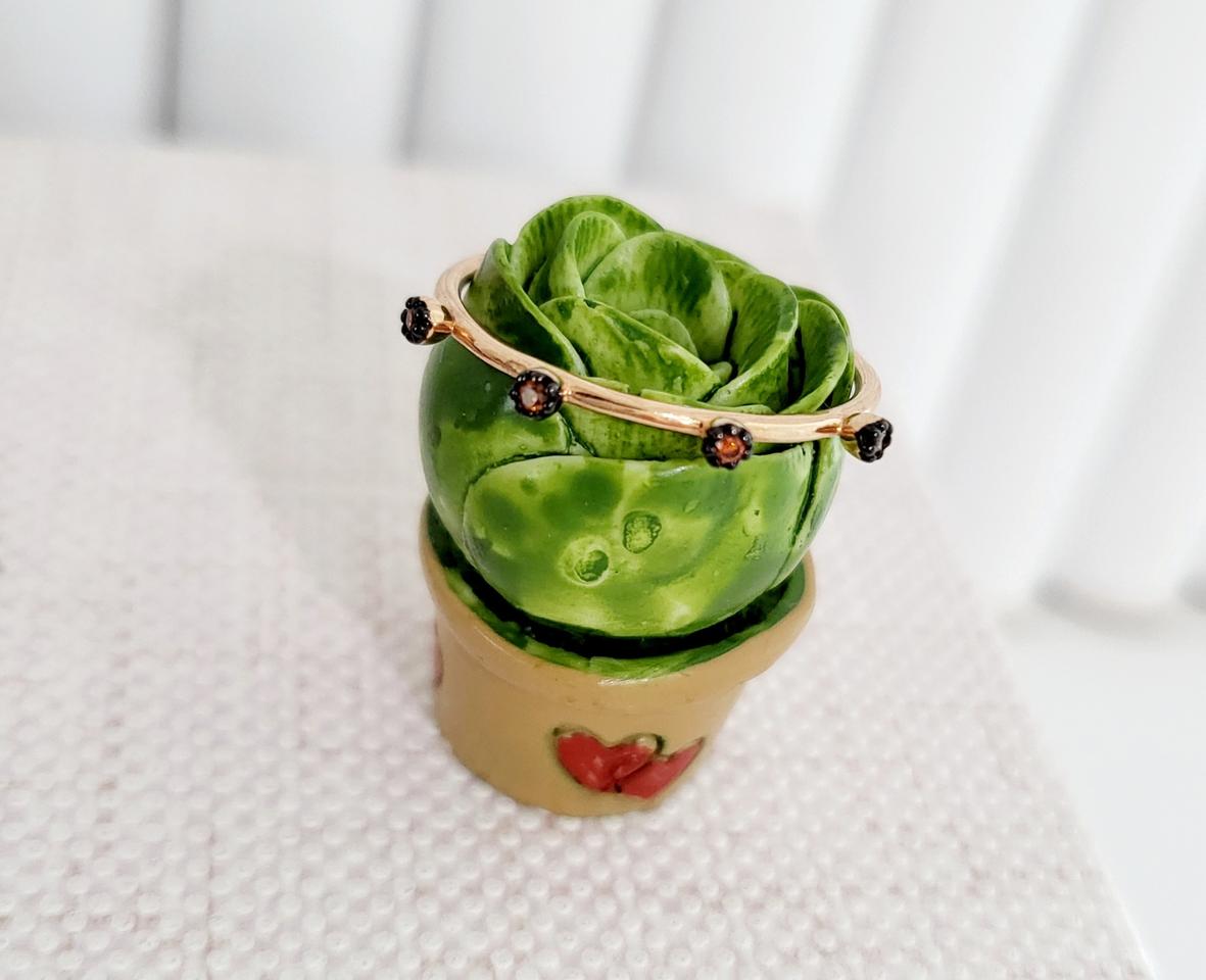 14k유색다이아반지/12호