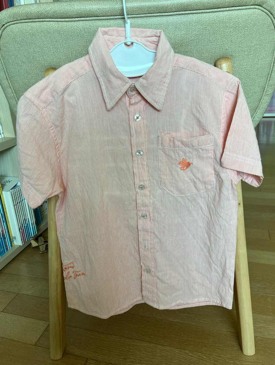 남아 반팔 셔츠 130