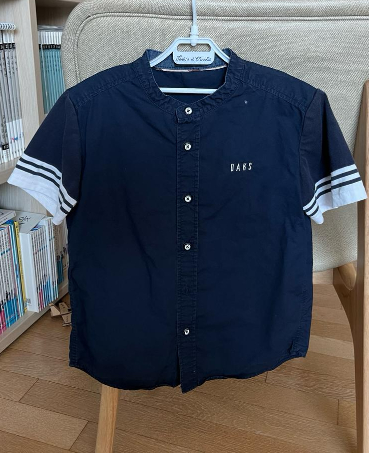 닥스 키즈 반팔 셔츠 130