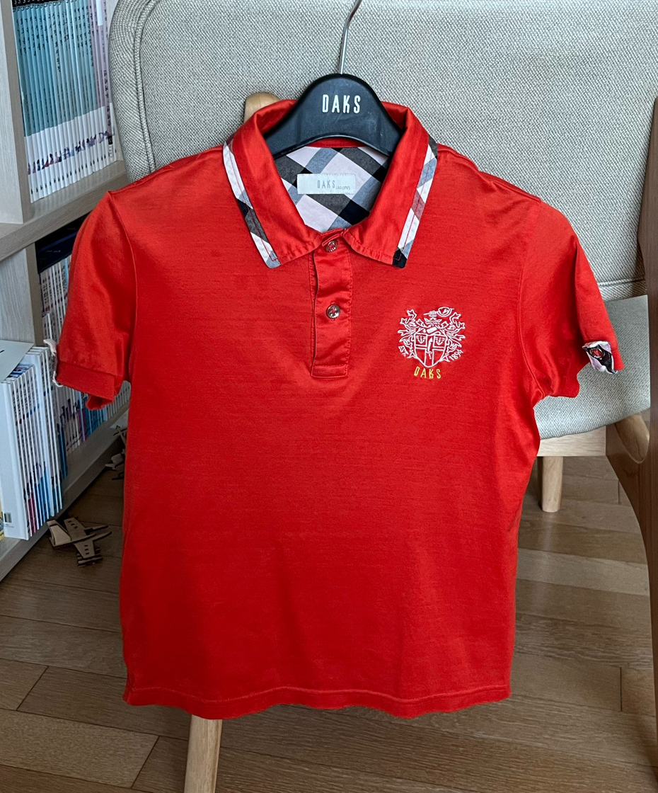 닥스 키즈 반팔 셔츠 130