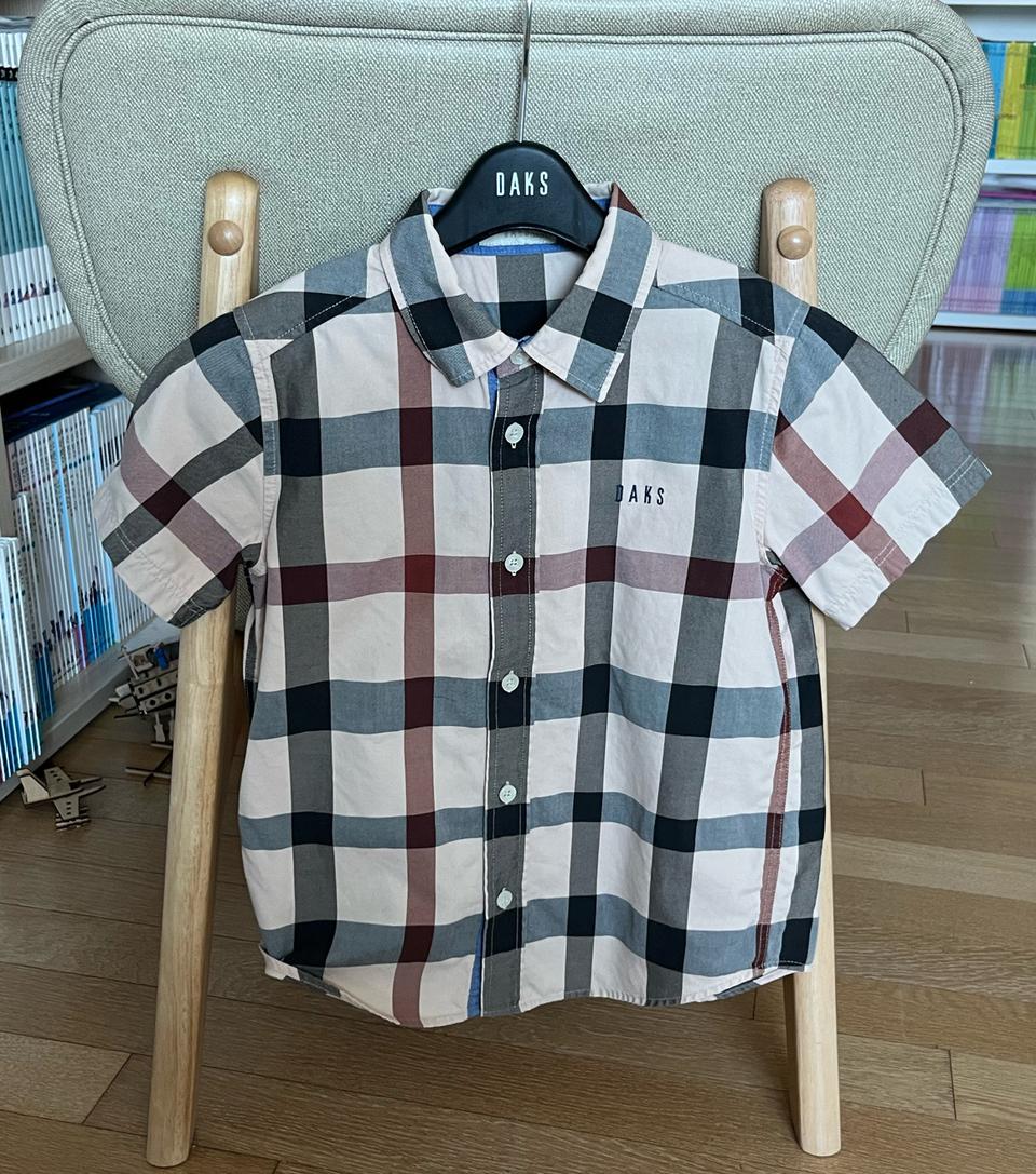 닥스 키즈 반팔셔츠 130