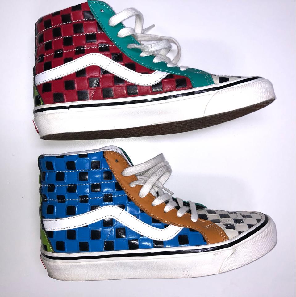 VANS Sk8-Hi 리미티드 체커보드 하이탑 (US8 / 260mm)