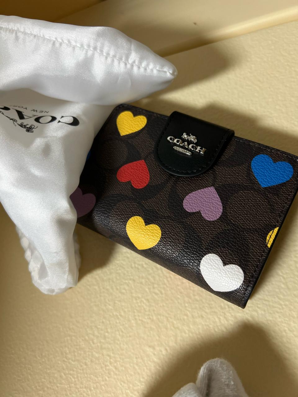 코치 하트 반지갚