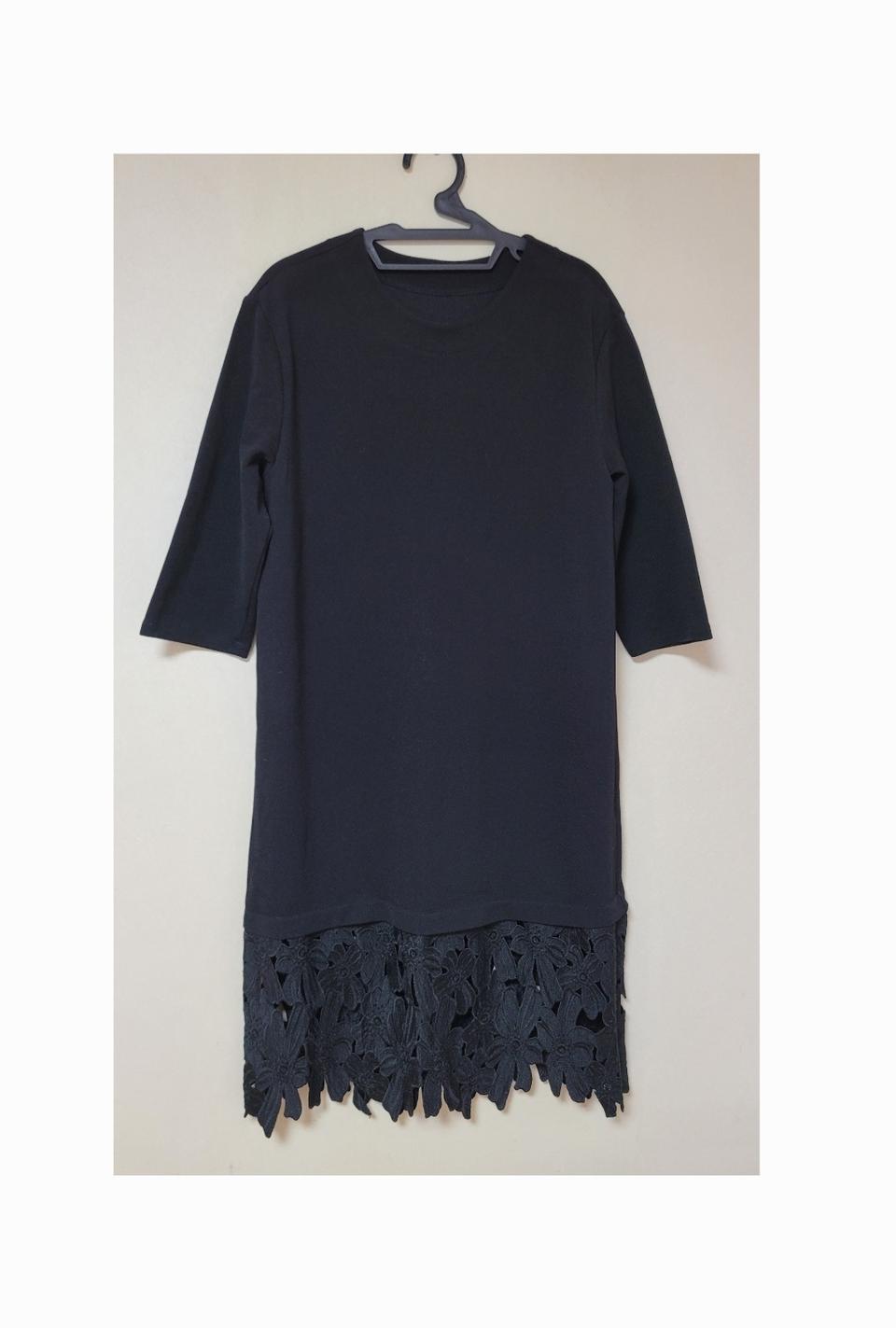 여름 롱 원피스 블랙 90