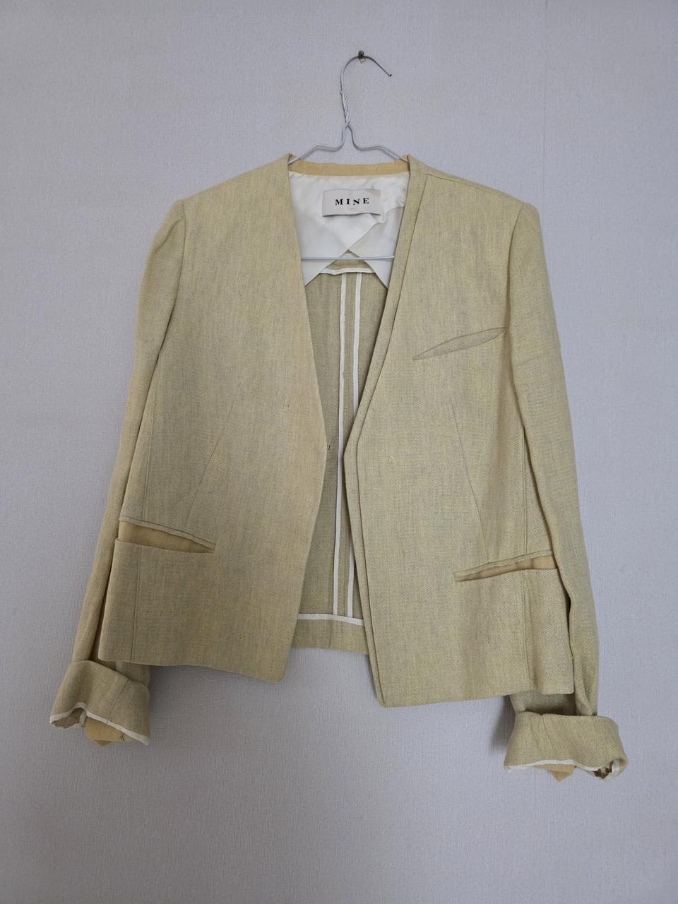 마인 린넨 재킷