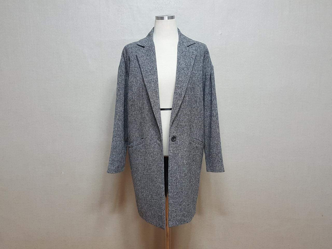 2착)춘추 오버핏 하프 여성 자켓 55-66반