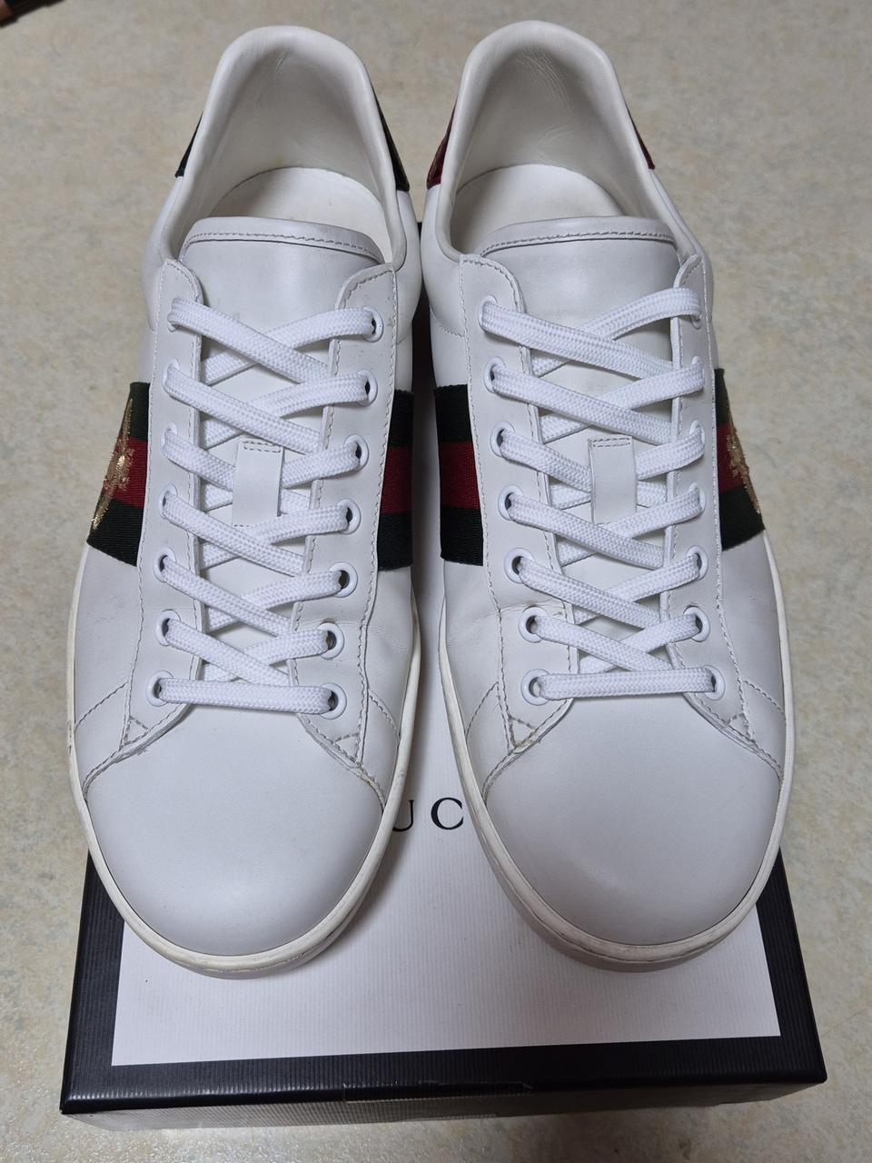 정품)구찌 에이스  꿀벌자수 스니커즈 270사이즈판매