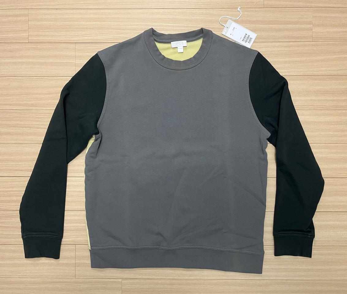 [M] COS 코스 컬러 블록 스웻셔츠 그레이