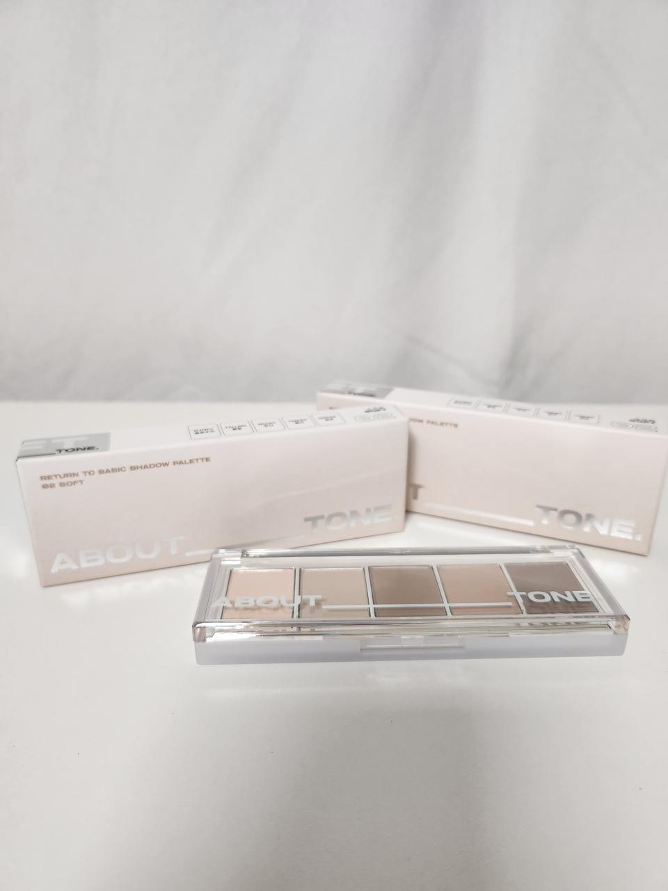 새제품) 어버웃톤 섀도우 팔레트  02소프트
