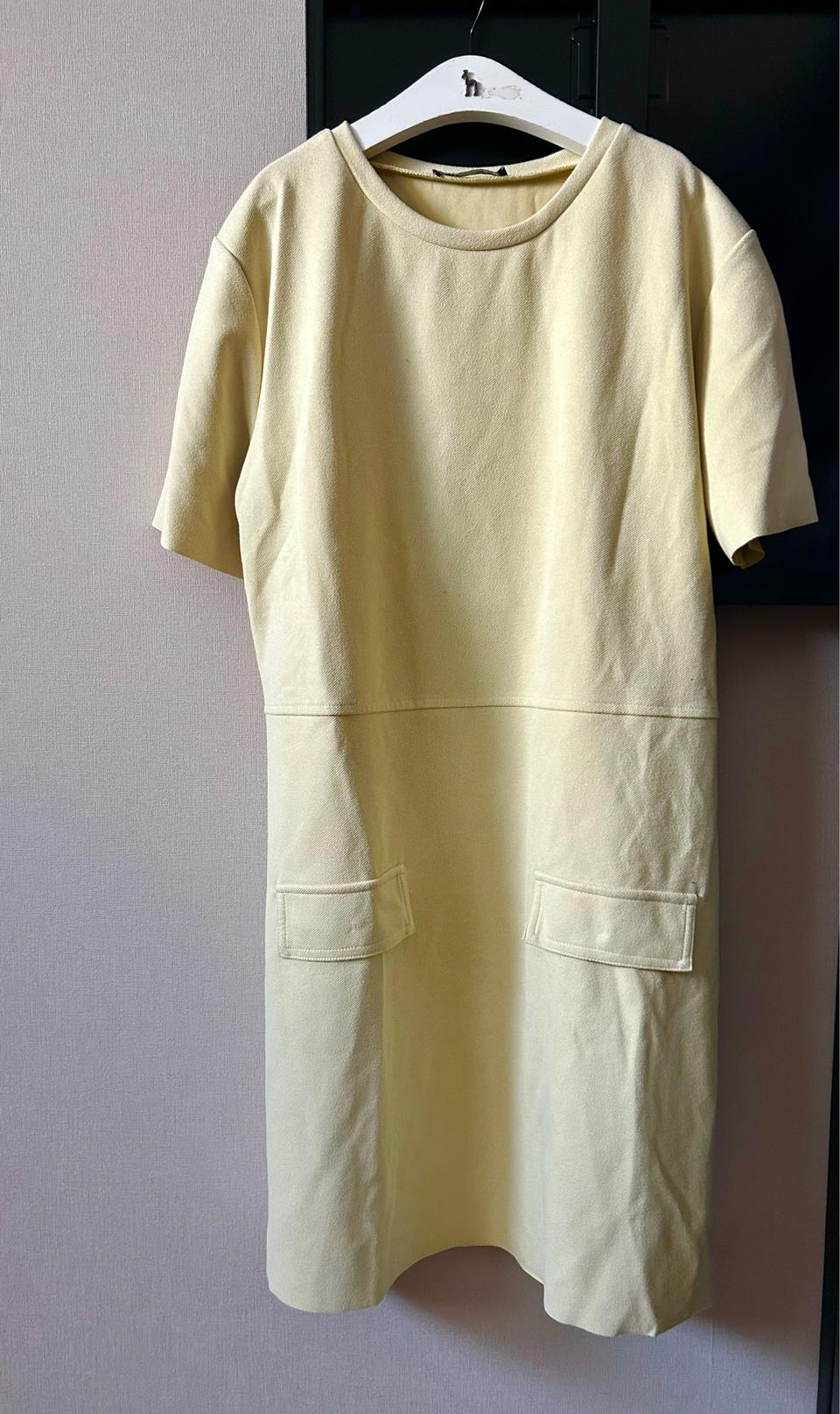 자라 레몬옐로 원피스(롱탑)