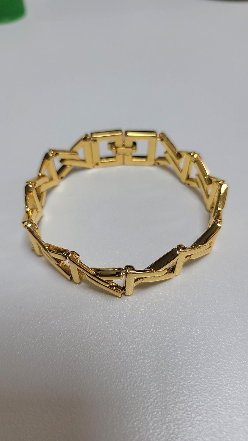 (새상품) 고퀄 루이비통 버클 팔찌 17cm