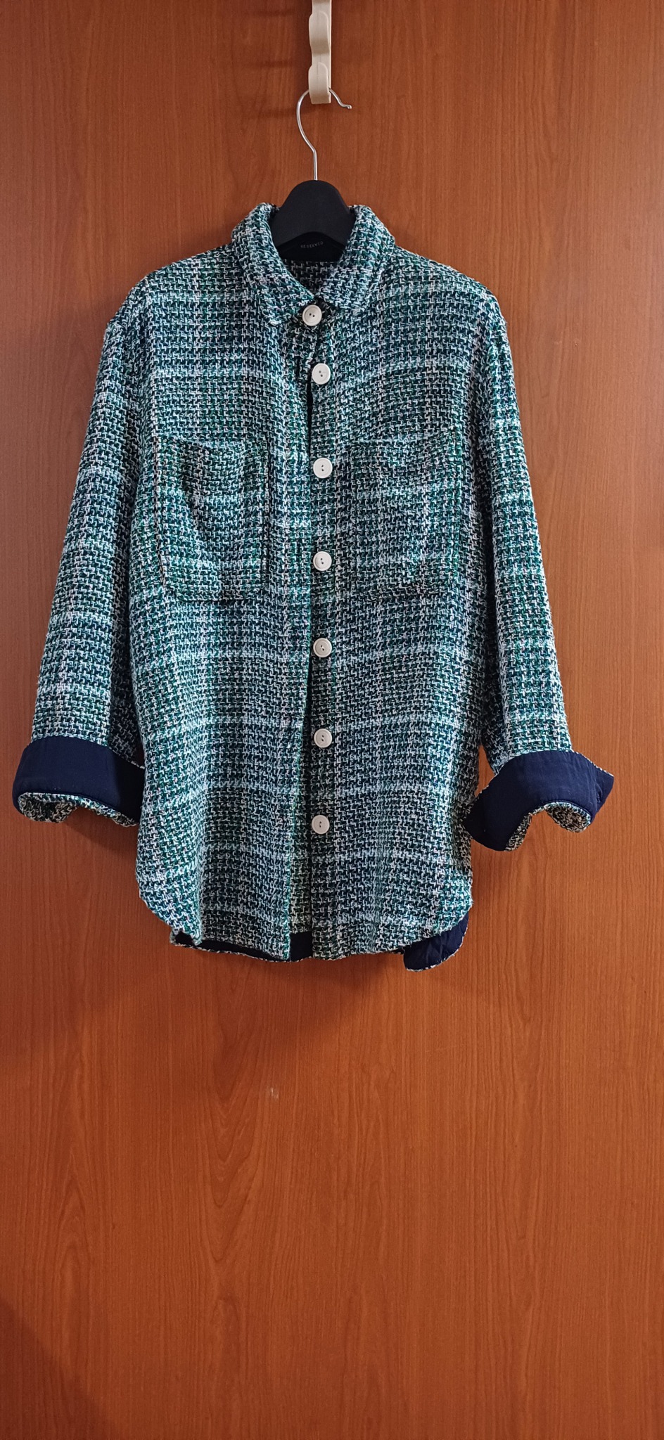 리저브드 reserved 트위드 자켓 (택포)